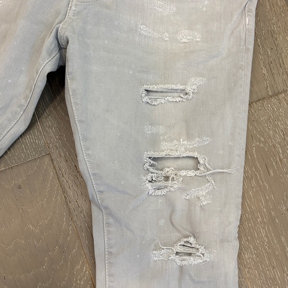 DSQUARED2 Light Gray Ripped Jeans - Picture 3 of 6